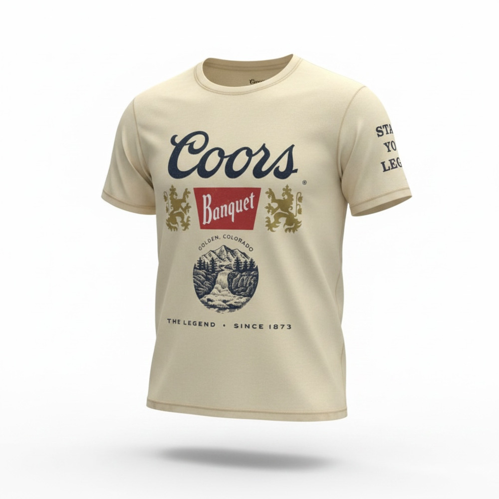 Coors Banquet Official Licensed Product Men's Graphic T-Shirt XL